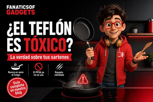 ¿El teflón es tóxico? La verdad sobre tus sartenes (y su origen accidental)