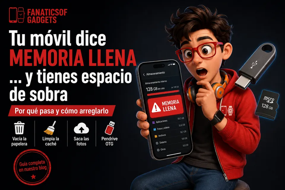 Por qué tu móvil dice 'memoria llena' aunque tengas espacio de sobra (y cómo arreglarlo)
